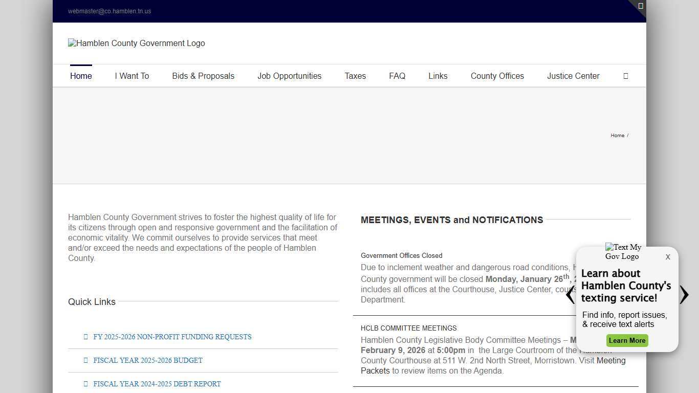 Home - Hamblen County Government